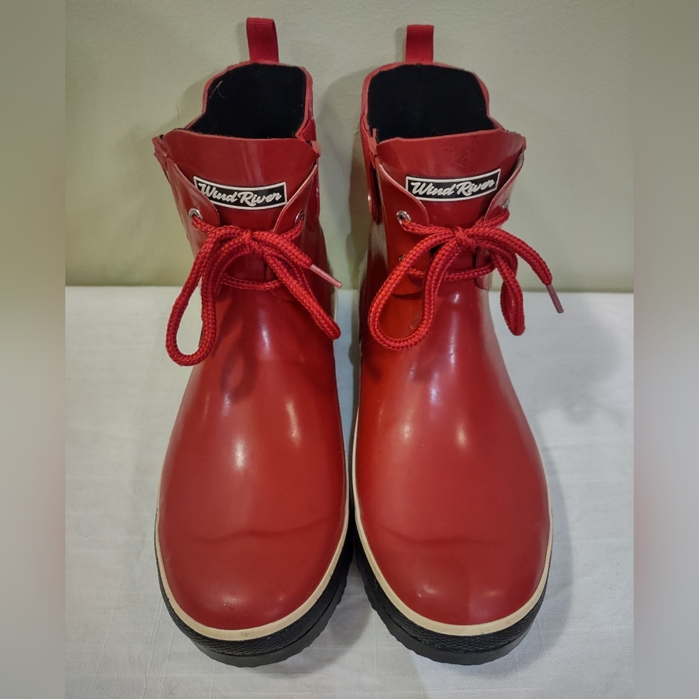 Women's Red Winter & Rain Boots size 10